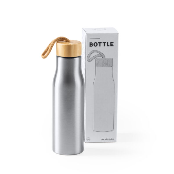 SOTOS - Gourde acier et bambou 600 ml – Image 3