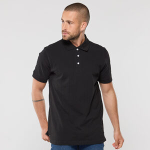 BM100 - Polo avec boutons contrastés 210g/m²