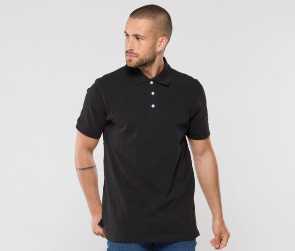 BM100 - Polo avec boutons contrastés 210g/m²
