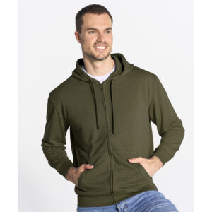 JK297 - Sweat capuche zippé 290 g/m²