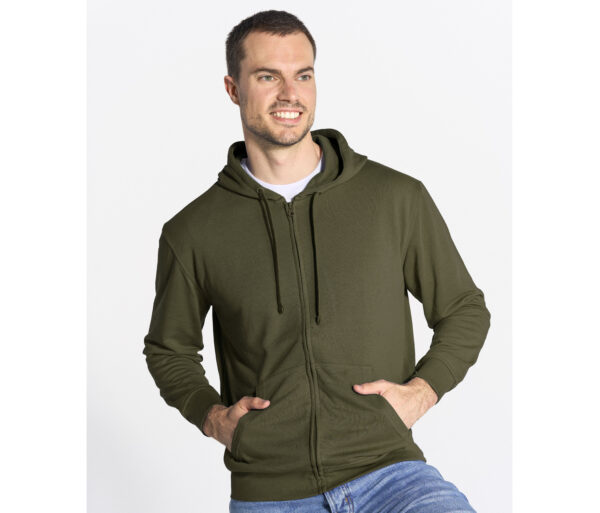 JK297 - Sweat capuche zippé 290 g/m²
