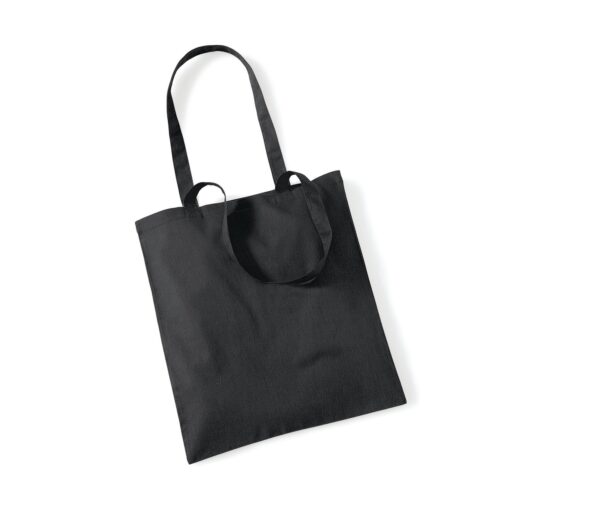 Tote bag noir 100% coton 120g/m² – Image 2