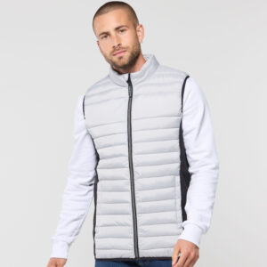 PK316 - Bodywarmer bi-matière homme 210g/m²