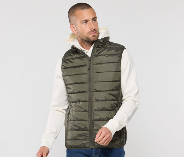 PK370 - Bodywarmer homme en polyester recyclé 160 g/m²