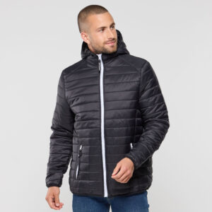 PK762 - Doudoune légère à capuche homme 180 g/m²