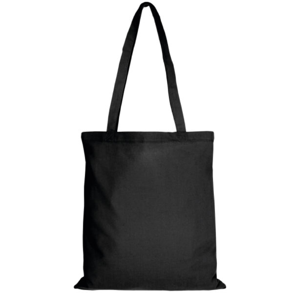 Tote bag noir 100% coton 120g/m²